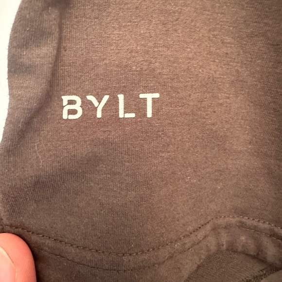 BYLT Premium Basics Drop Cut Short Sleeve Crew Tee Forest Green Men’s Size L - Picture 2 of 9